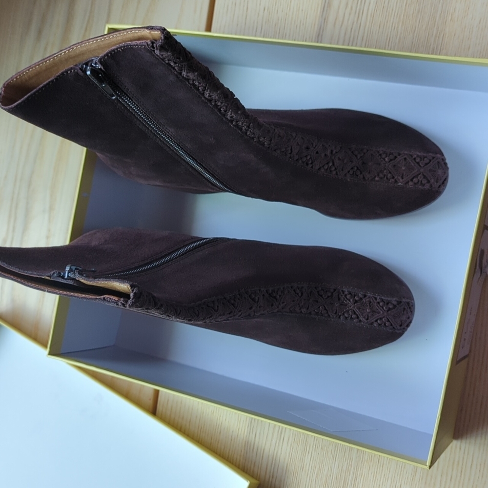 🆕🌿HIPPY SUEDE BETTYE MULLER BOOTIES🌿 - Picture 9 of 9